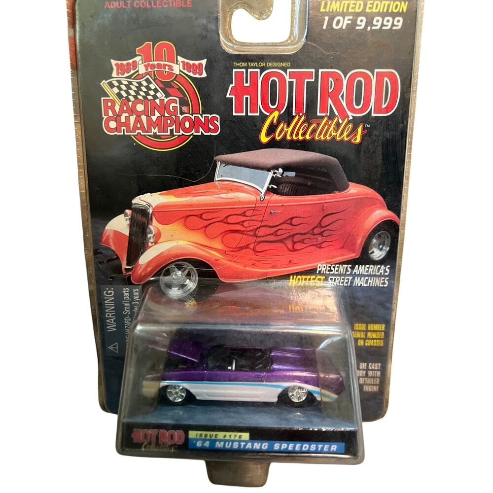 Racing Champions Hot Rod Collectibles 1964 Mustang Speedster New Diecast Car LTD